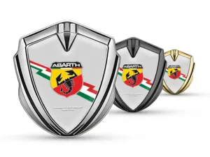 Fiat Abarth Emblem Metall Abzeichen Moderner Finish HighEnd Feel